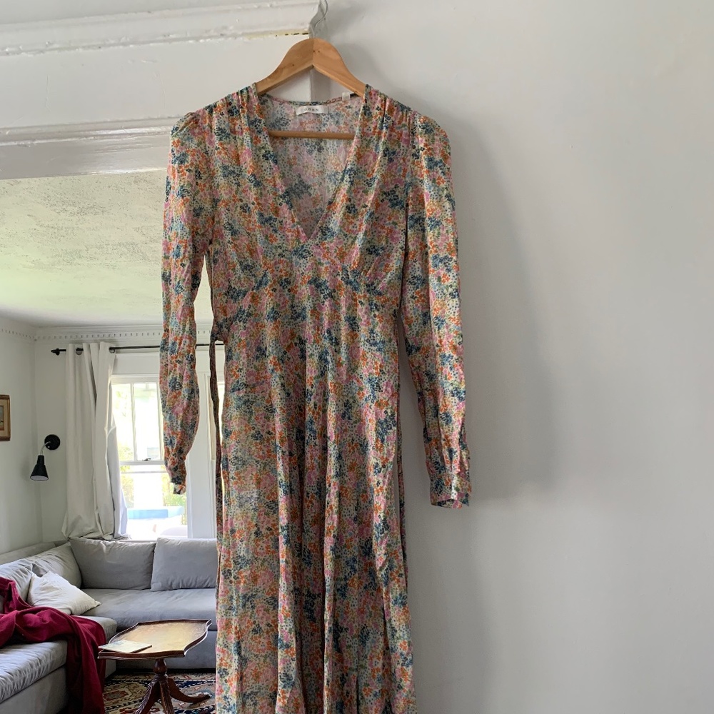 Doen Cream Lady bird Charleston dress